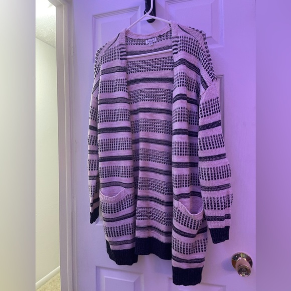 AVLN Studio Striped Cardigan - Picture 1 of 1